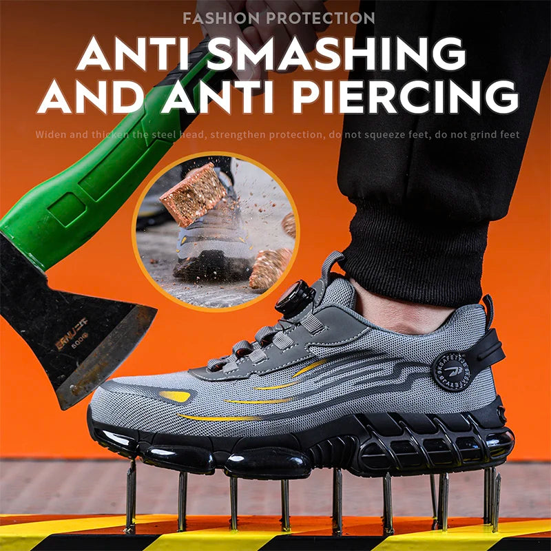 LaceLock Safety Trainers