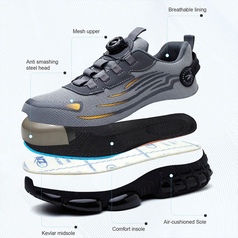LaceLock Safety Trainers